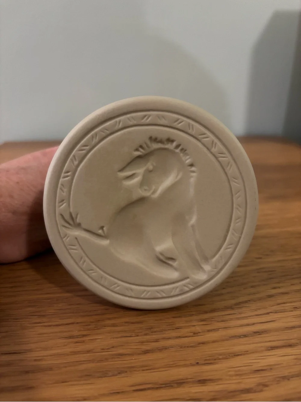 vintage Brown Bag Cookie Art stoneware cookie stamp Christopher Robin Eeyore